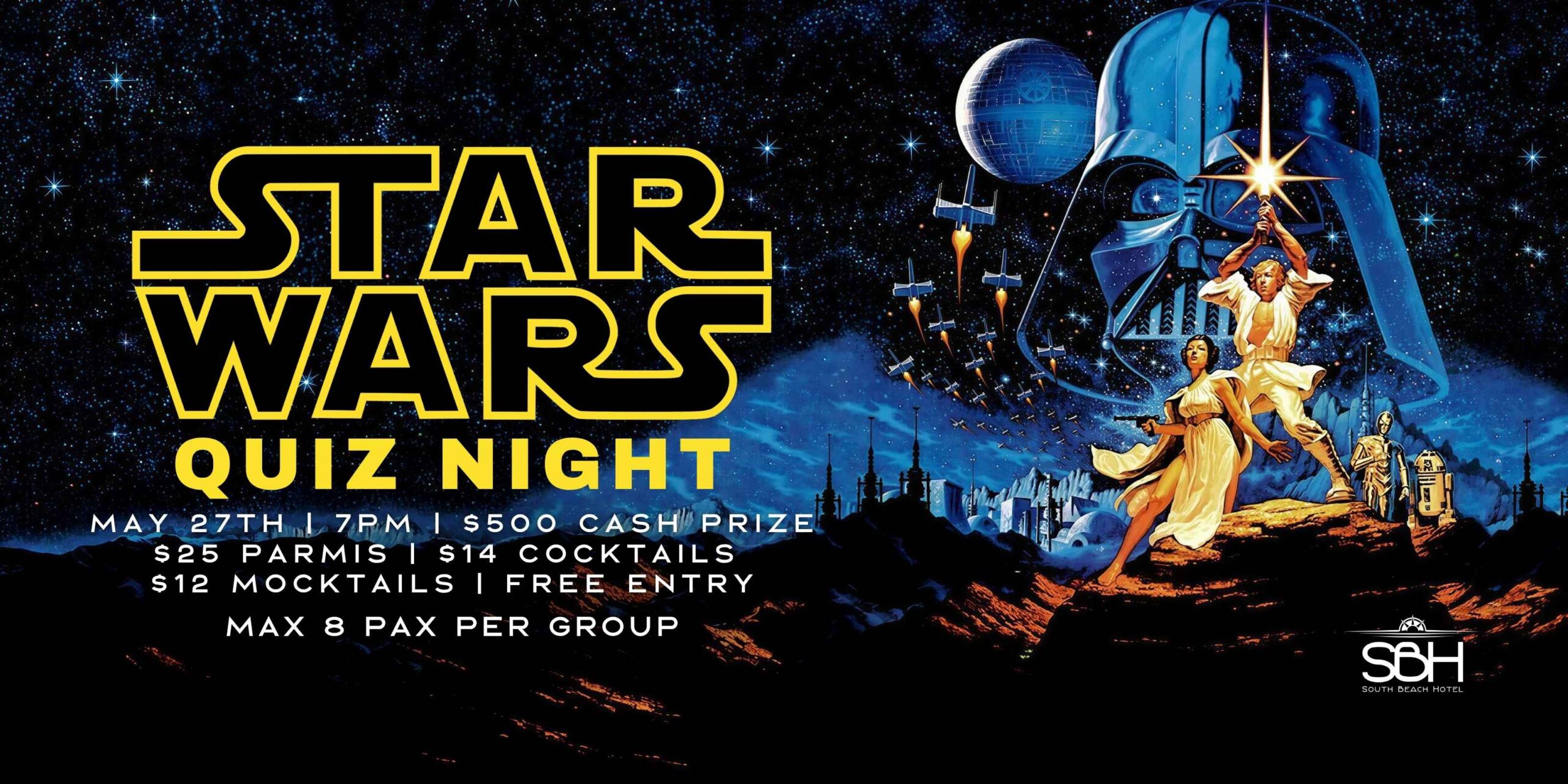 Star Wars Quiz Night at SBH✨