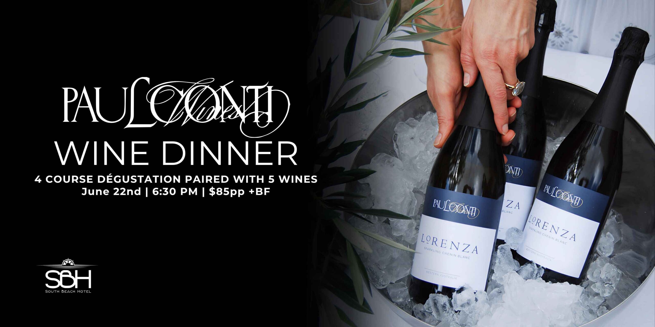 Paul Conti Wine Dinner at SBH