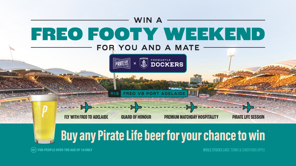 WIN THE ULTIMATE FREO AWAY TRIP ✈️⚓️⁠