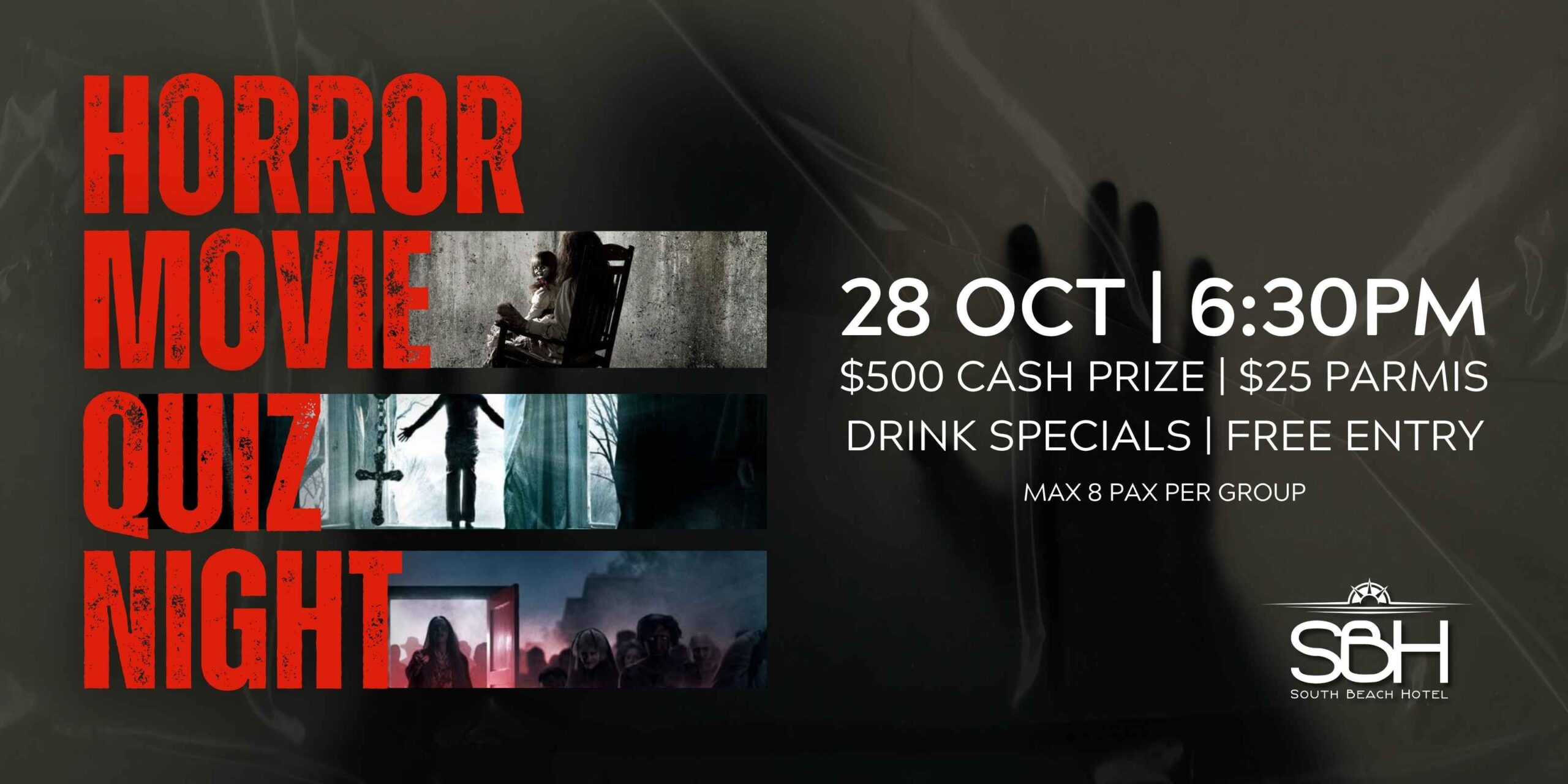 HORROR MOVIE QUIZ NIGHT AT SBH⁠