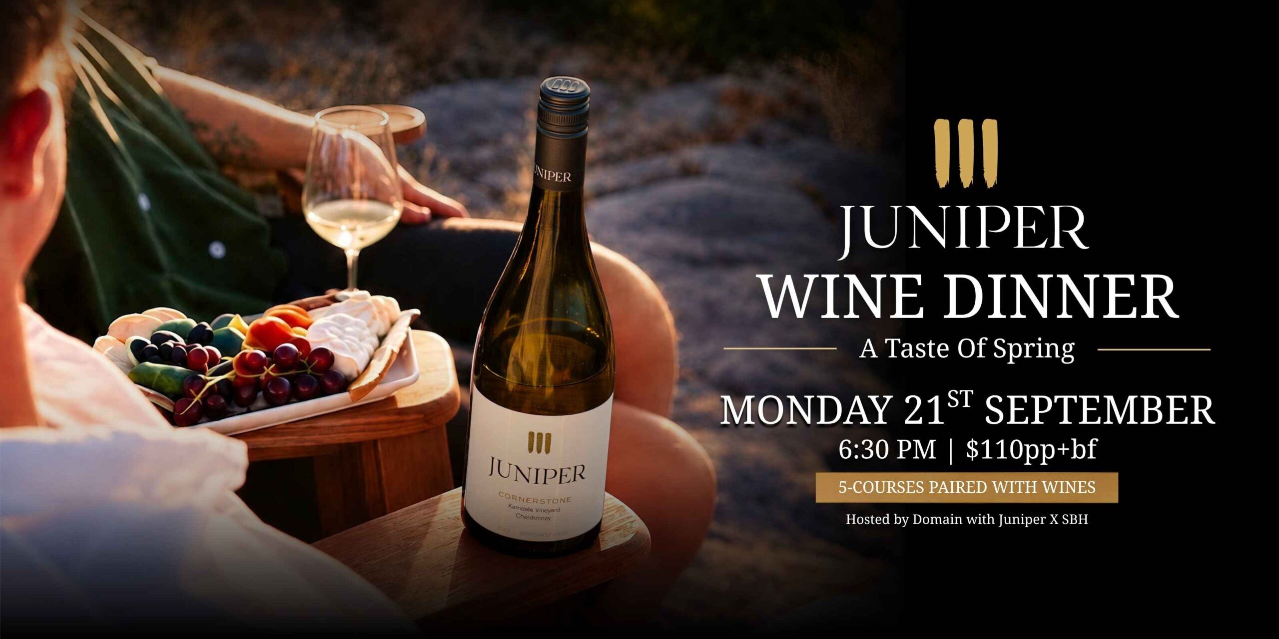 A Taste of Spring – Juniper Estate Wine Dinner at SBH