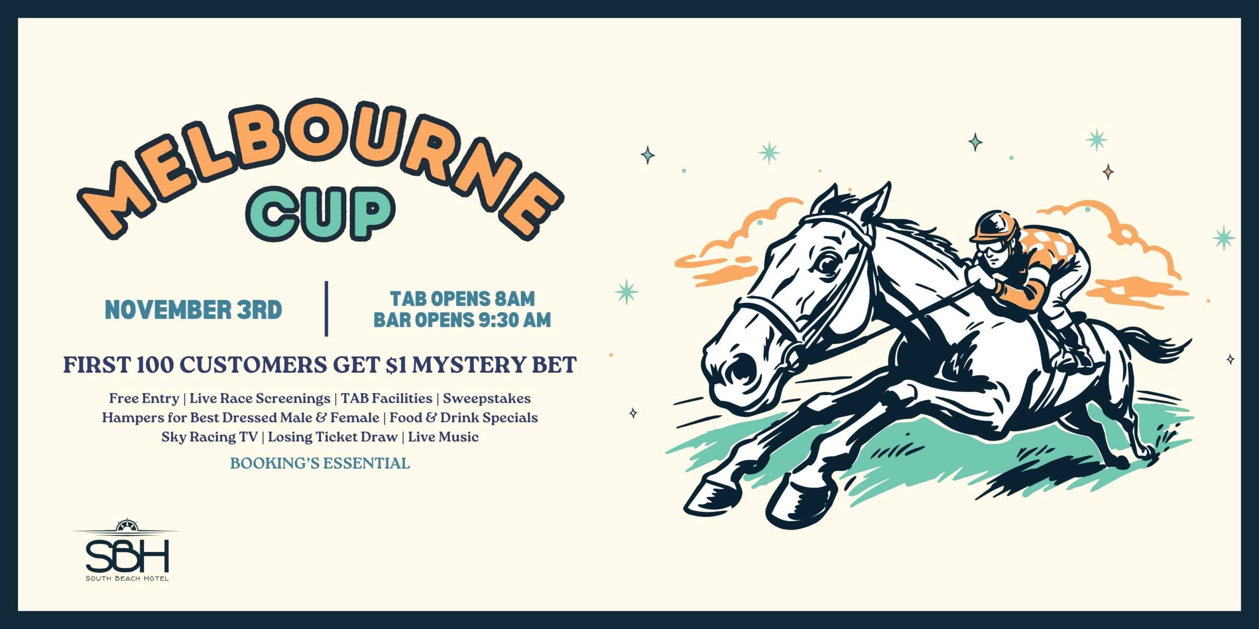 Melbourne Cup at SBH 🏆🐎